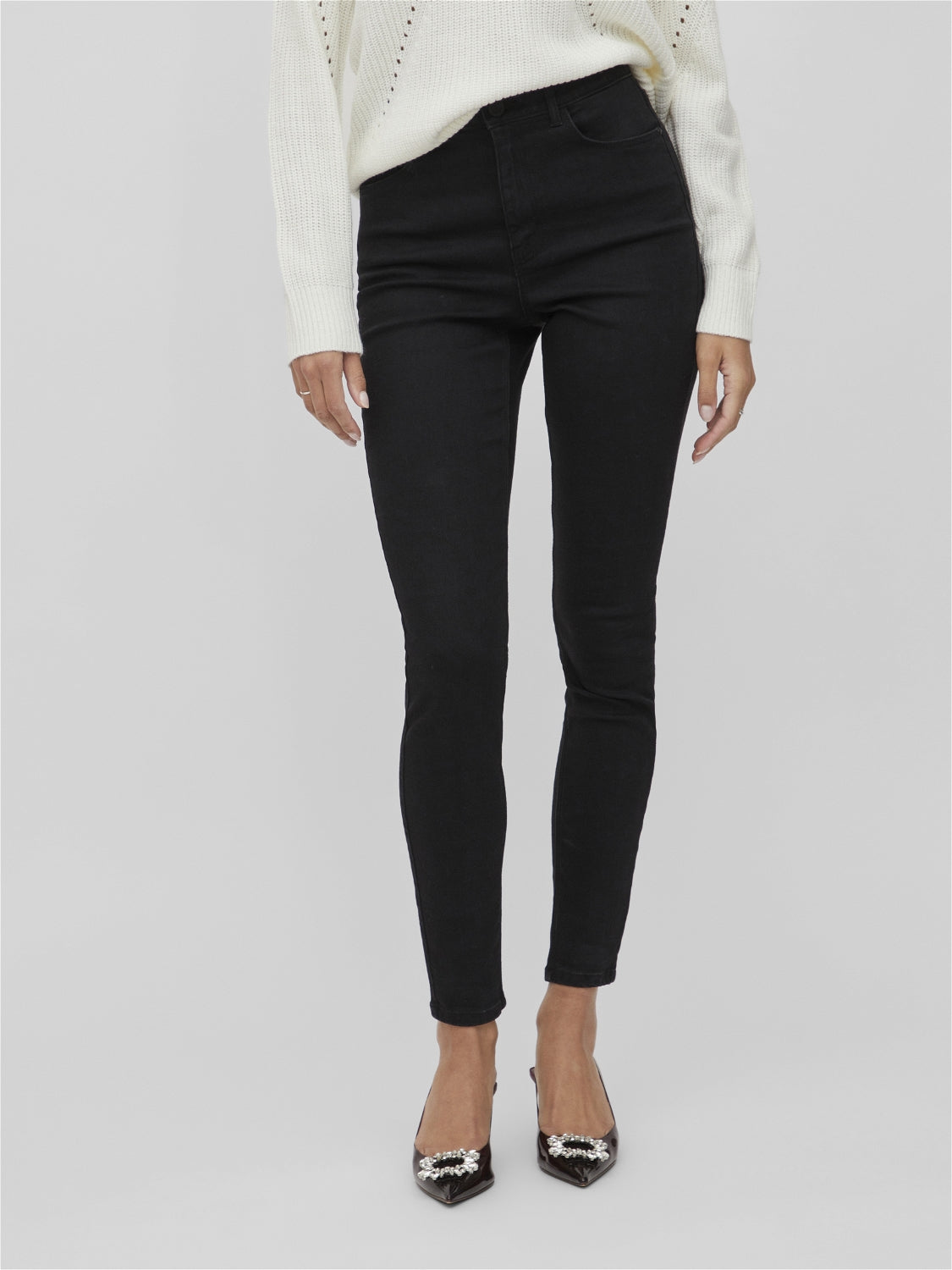 VISALLY Jeans - Black Denim