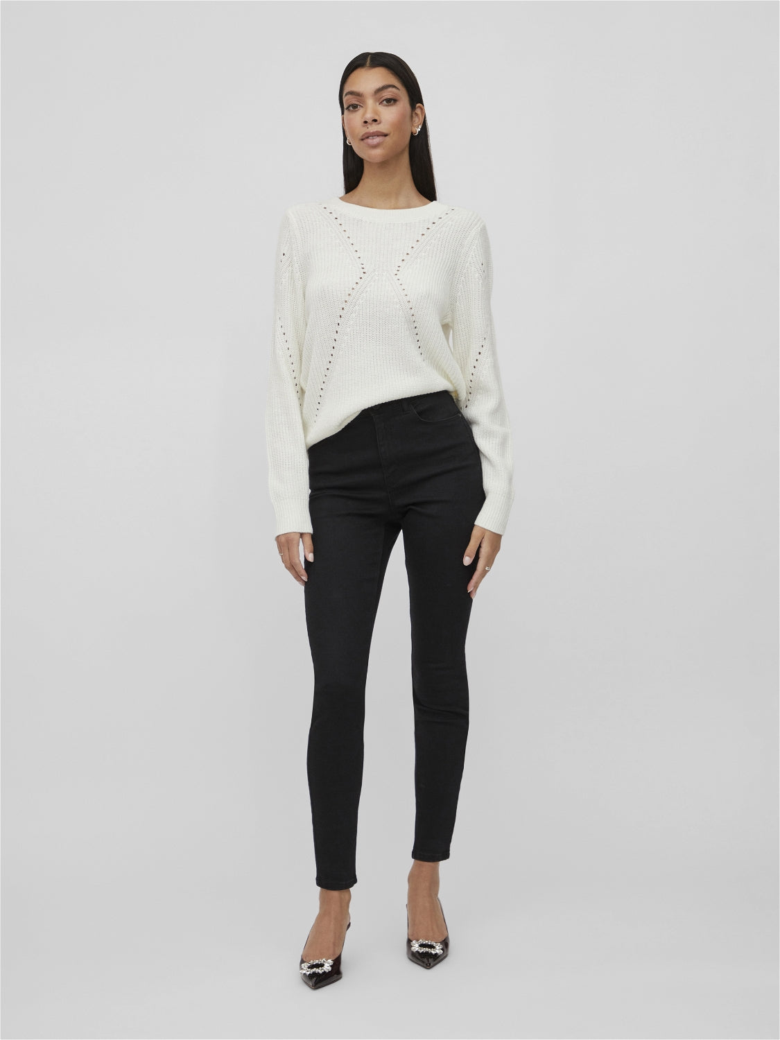 VISALLY Jeans - Black Denim