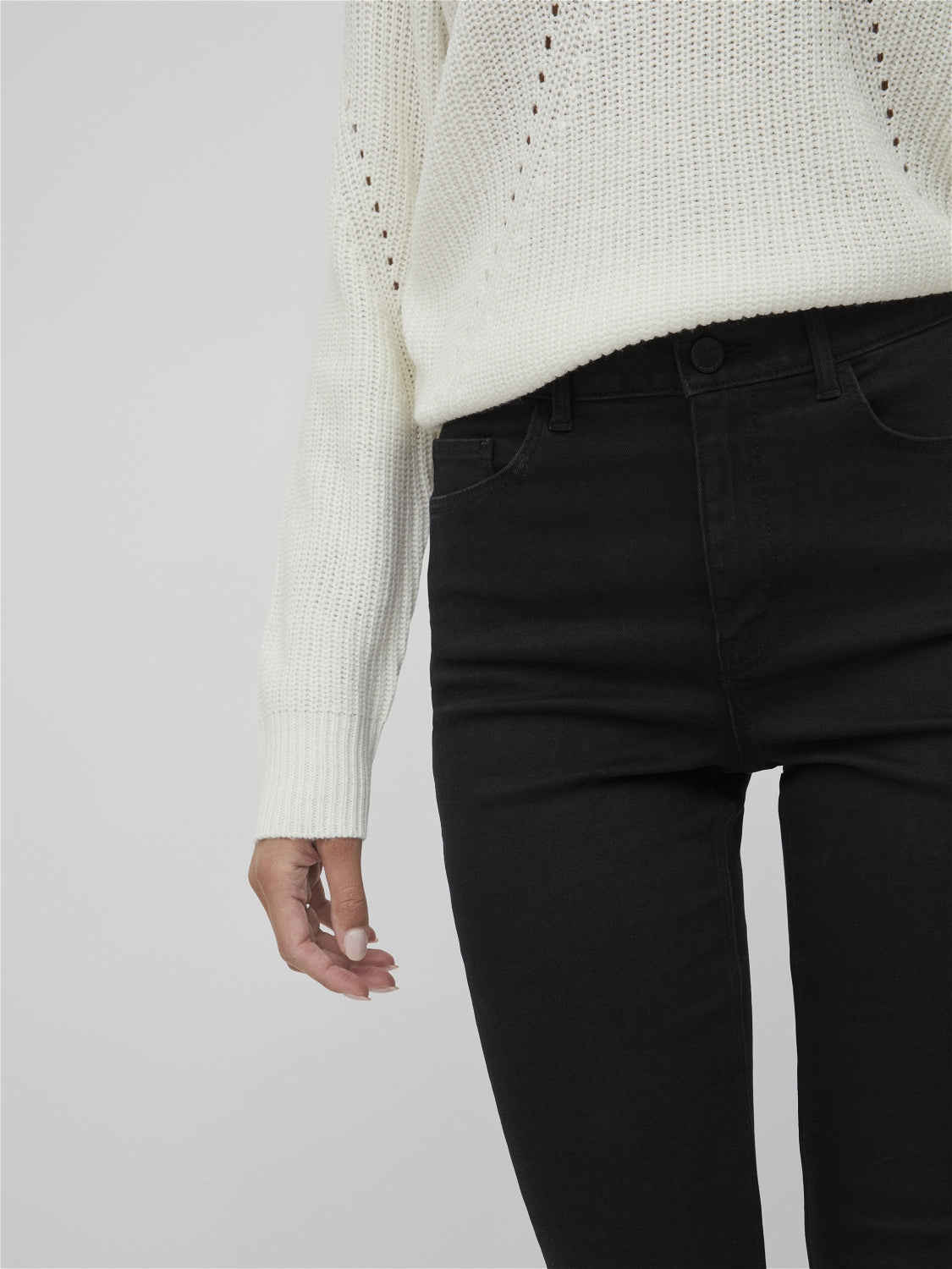 VISALLY Jeans - Black Denim