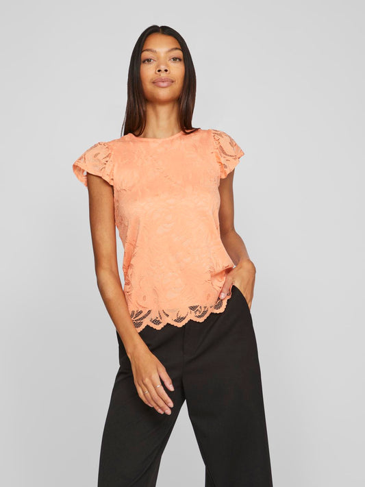 VISTACY T-Shirts & Tops - Shell Coral