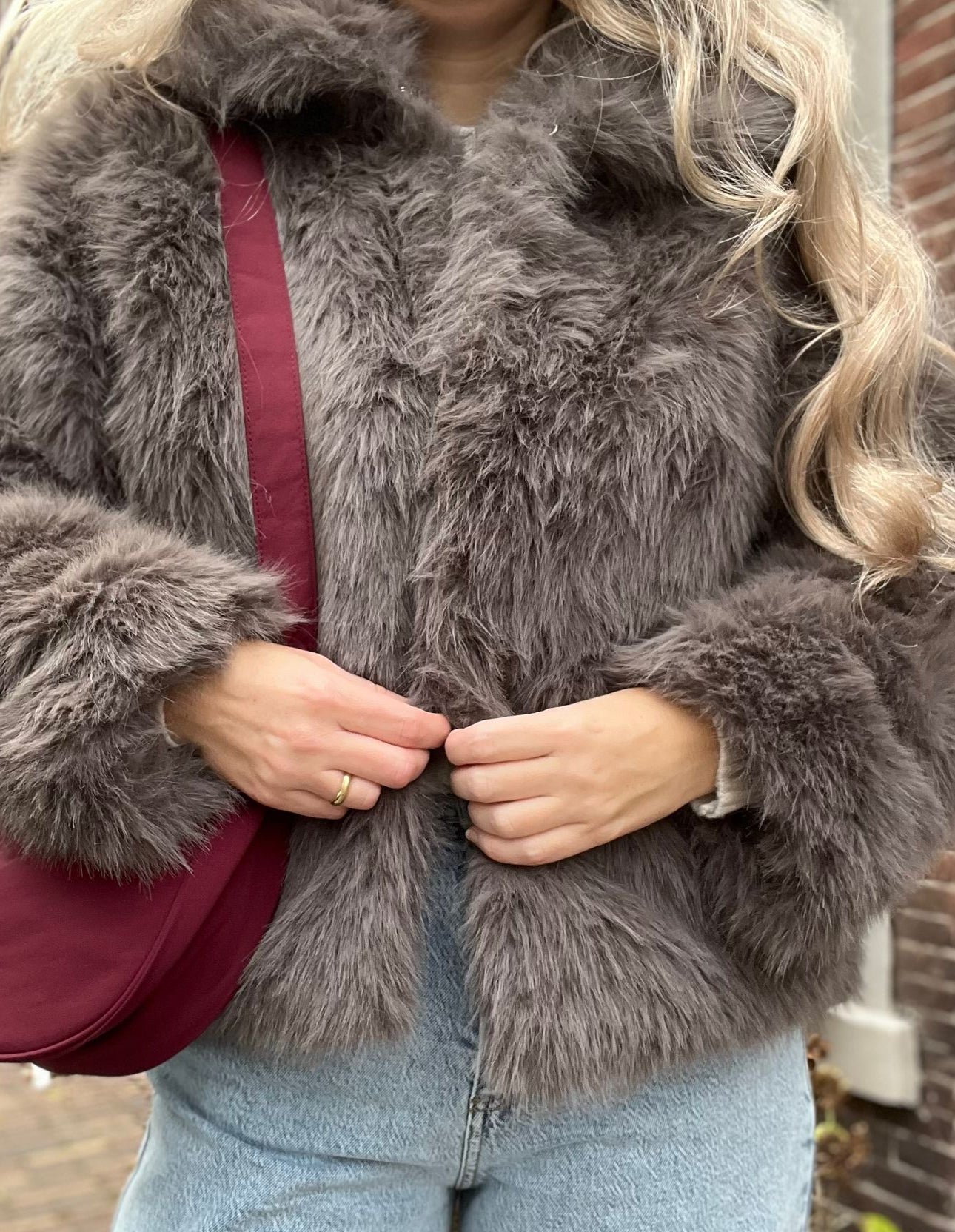 NMEVIE Jacket - Charcoal Gray