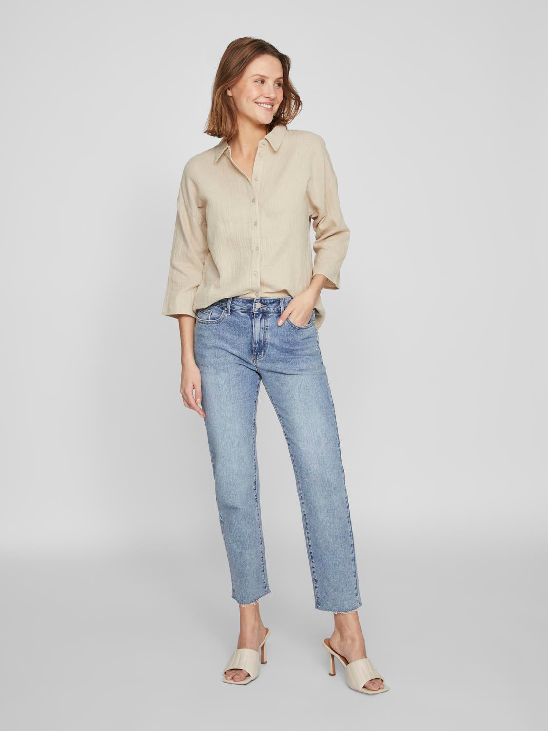 VILANIA Shirts - Feather Gray