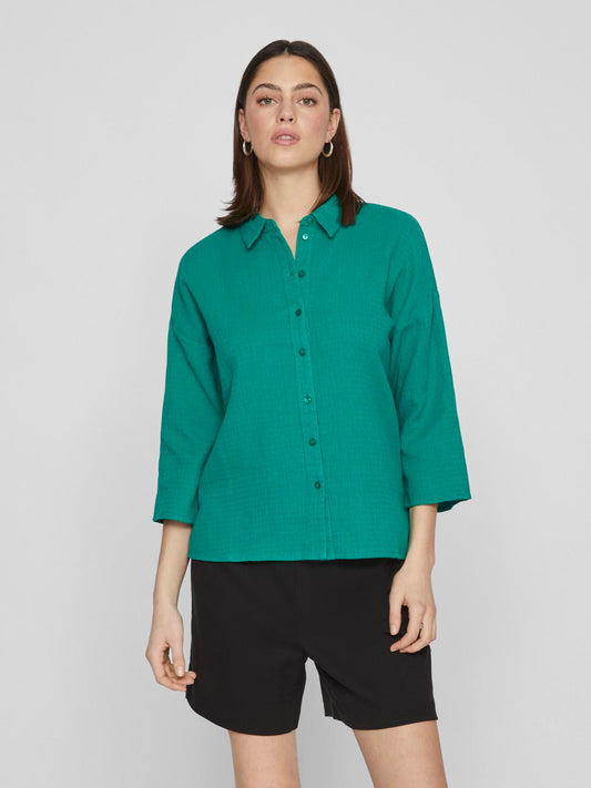 VILANIA Shirts - Ultramarine Green