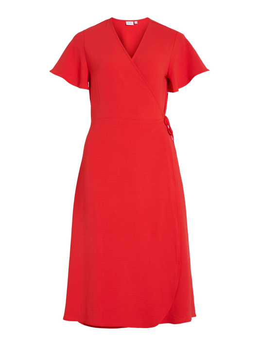 VILOVIE Dress - Poppy Red