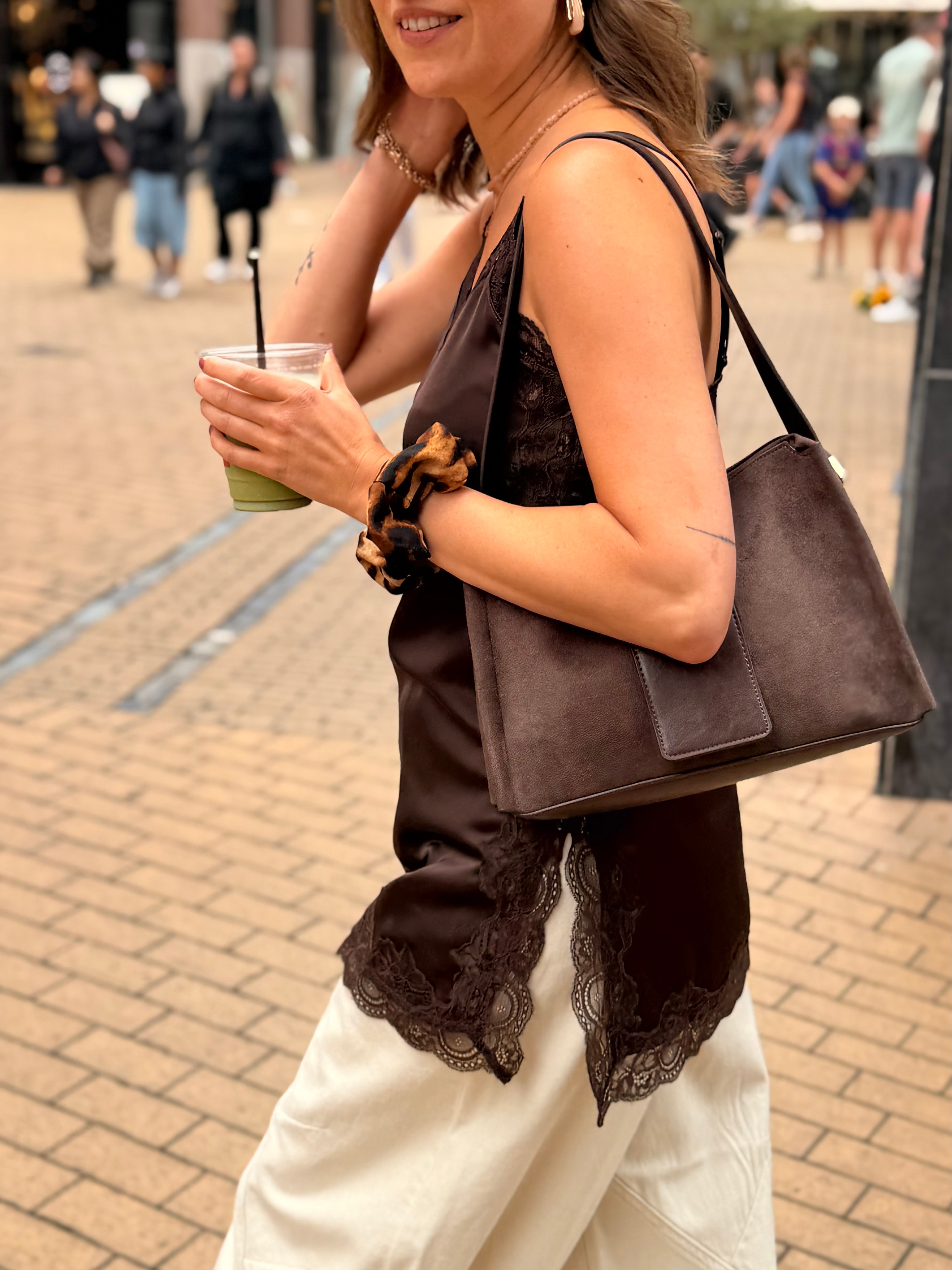 VIONARA Top - Coffee Bean