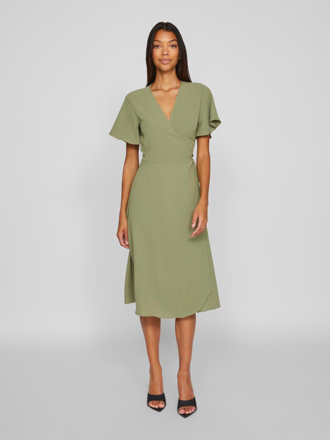 VILOVIE Dress - Oil Green