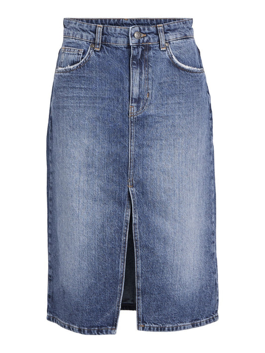 OBJHARLOW Skirt - Medium Blue Denim