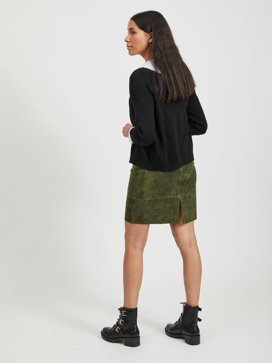 VIRIL Short Cardigan - Black