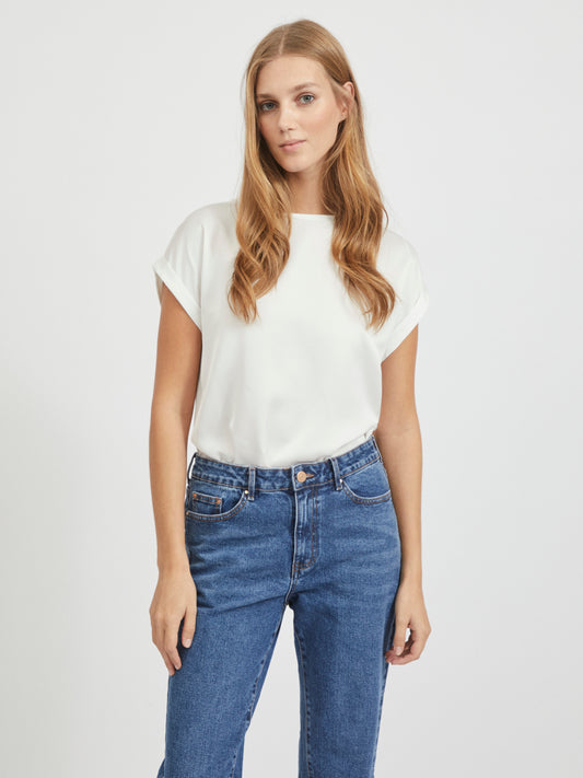 VIELLETTE S/S Top - Snow White