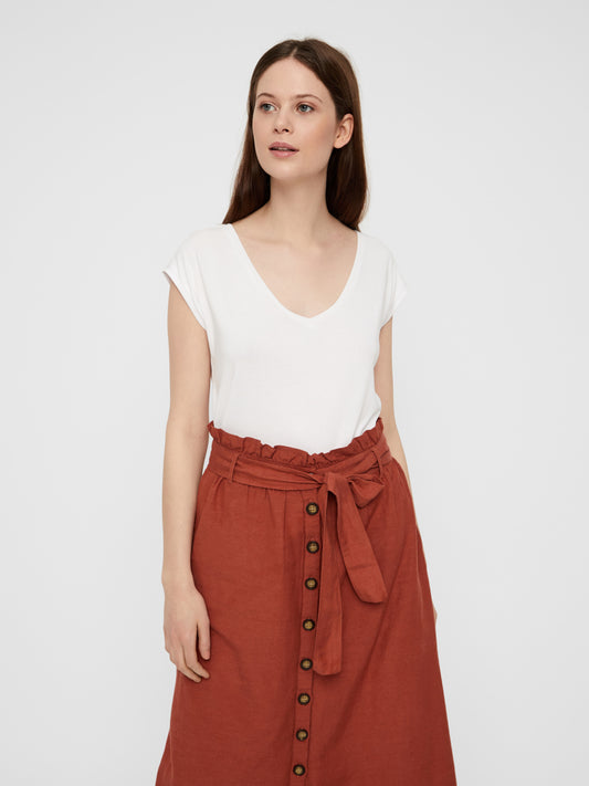PCKAMALA T-Shirt - Bright White