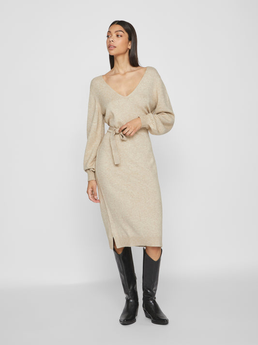 VIRIL Dress - Natural Melange