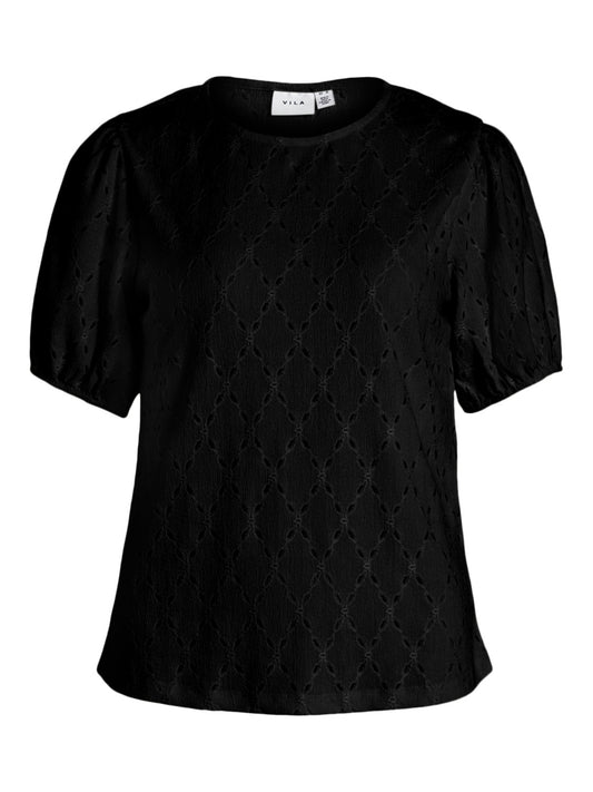 VIHANA T-Shirts & Tops - Black