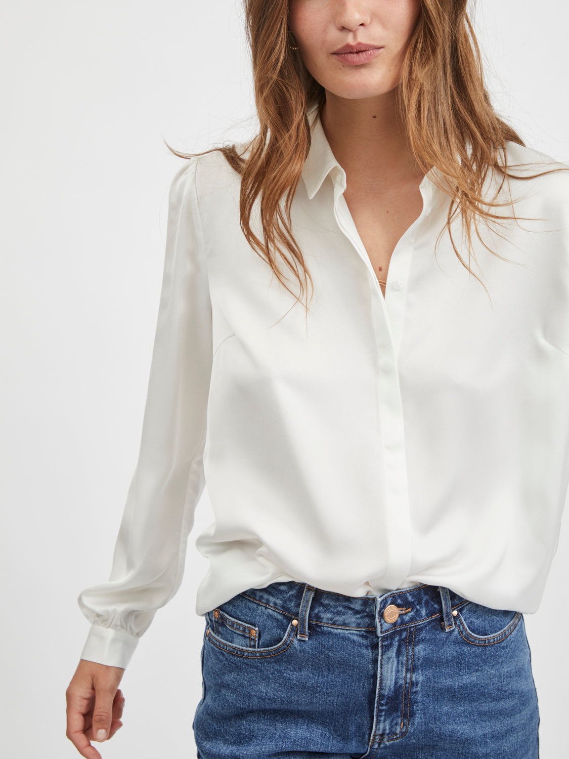 VIELLETTE L/S Top - Snow White