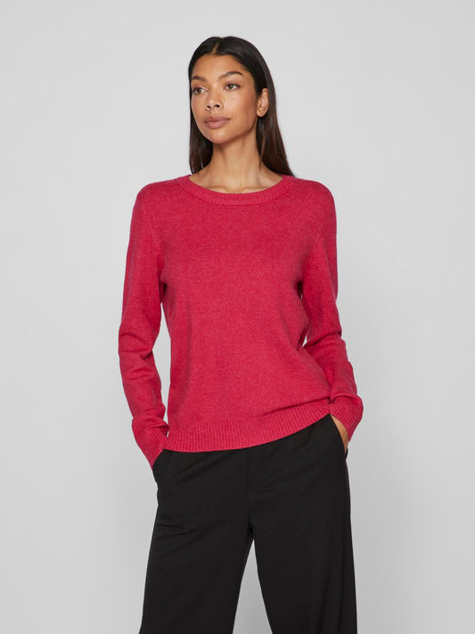 VIRIL Pullover - Cerise