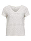 OBJFEODORA T-Shirts & Tops - Cloud Dancer