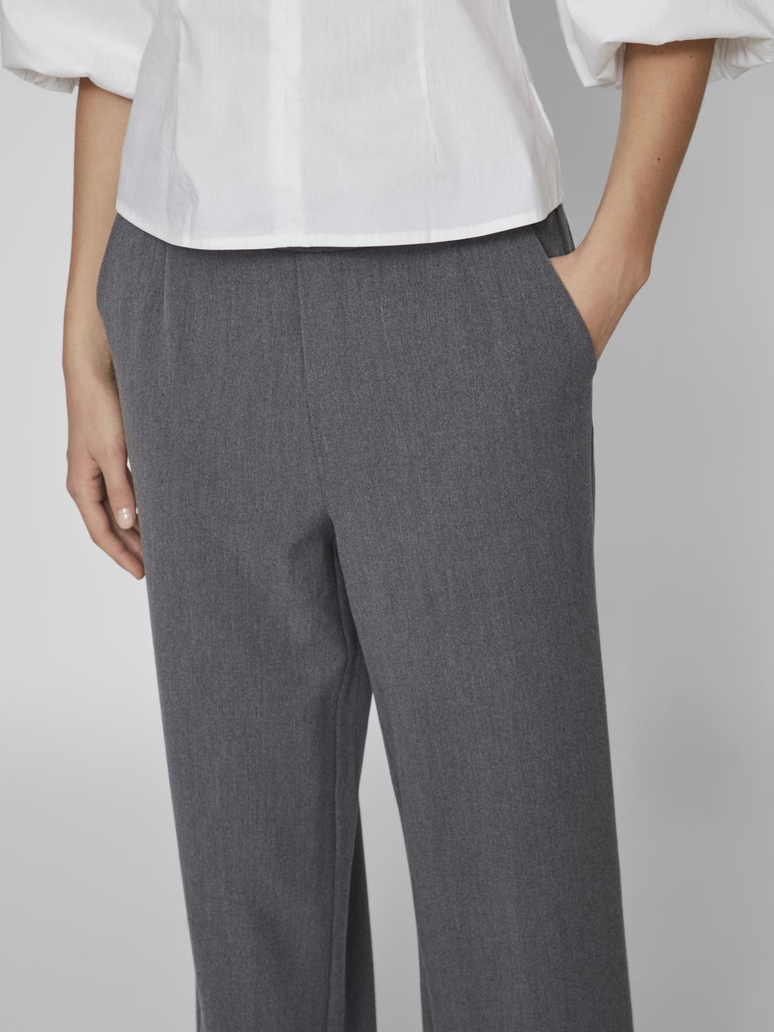 VIVARONE Pants - Medium Grey Melange