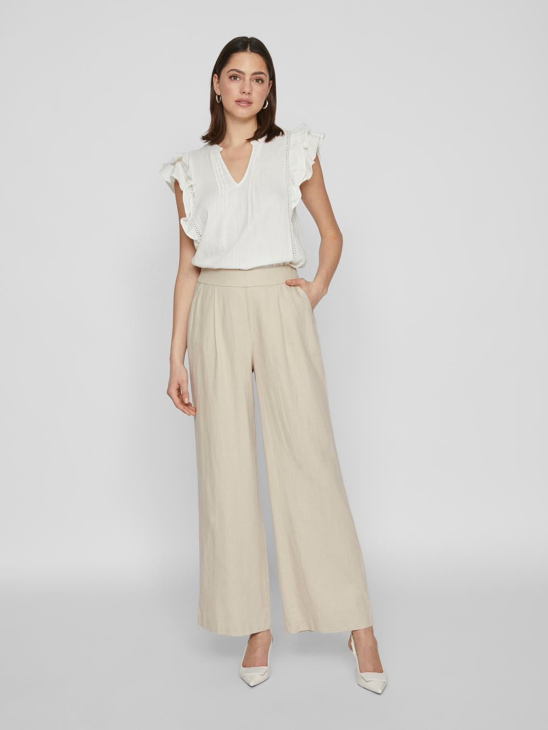 VIJOLANDA Pants - Feather Gray