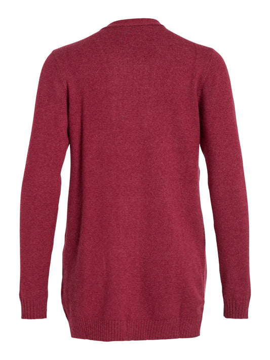 VIRIL Cardigan - Beet Red