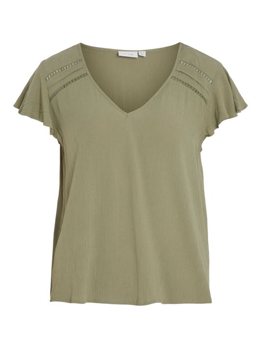 VIMESA T-Shirts & Tops - Oil Green